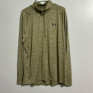 Under Armour Tech ½ Zip Long Sleeve green shirt size XL